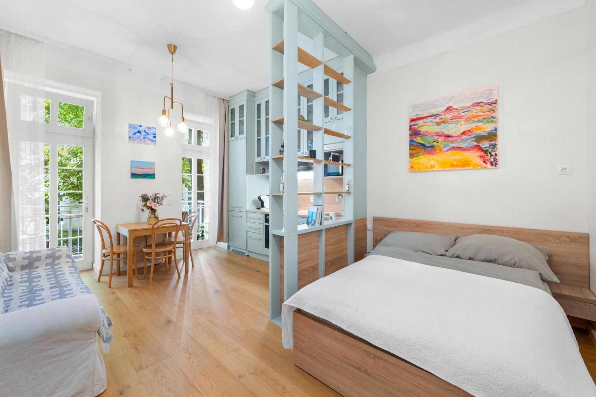 Central Vienna Apartment With Garden View Экстерьер фото
